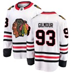 Fanatics Branded Chicago Blackhawks 93 Doug Gilmour White Breakaway Away Men's NHL Jersey