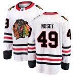 Fanatics Branded Chicago Blackhawks 49 Evan Mosey White Breakaway Away Men's NHL Jersey