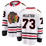 Fanatics Branded Chicago Blackhawks 73 Will Pelletier White Breakaway Away Men's NHL Jersey