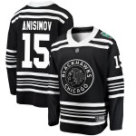 Fanatics Branded Chicago Blackhawks 15 Artem Anisimov Black 2019 Winter Classic Breakaway Men's NHL Jersey
