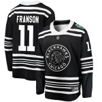 Fanatics Branded Chicago Blackhawks 11 Cody Franson Black 2019 Winter Classic Breakaway Men's NHL Jersey