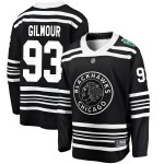 Fanatics Branded Chicago Blackhawks 93 Doug Gilmour Black 2019 Winter Classic Breakaway Men's NHL Jersey