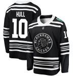 Fanatics Branded Chicago Blackhawks 10 Dennis Hull Black 2019 Winter Classic Breakaway Men's NHL Jersey