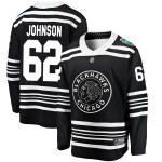 Fanatics Branded Chicago Blackhawks 62 Luke Johnson Black 2019 Winter Classic Breakaway Men's NHL Jersey