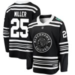 Fanatics Branded Chicago Blackhawks 25 Drew Miller Black 2019 Winter Classic Breakaway Men's NHL Jersey