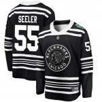 Fanatics Branded Chicago Blackhawks 55 Nick Seeler Black 2019 Winter Classic Breakaway Men's NHL Jersey
