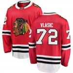 Fanatics Branded Chicago Blackhawks 72 Alex Vlasic Red Breakaway Home Youth NHL Jersey