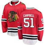 Fanatics Branded Chicago Blackhawks 51 Brian Campbell Red Breakaway Home Men's NHL Jersey