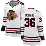 Fanatics Branded Chicago Blackhawks 36 Dave Bolland White Breakaway Away Women's NHL Jersey