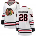 Fanatics Branded Chicago Blackhawks 28 Vinnie Hinostroza White Breakaway Away Women's NHL Jersey