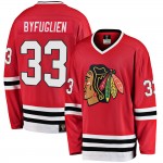 Fanatics Branded Chicago Blackhawks 33 Dustin Byfuglien Premier Red Breakaway Heritage Youth NHL Jersey