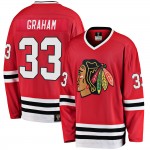 Fanatics Branded Chicago Blackhawks 33 Dirk Graham Premier Red Breakaway Heritage Youth NHL Jersey