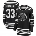 Fanatics Branded Chicago Blackhawks 33 Dirk Graham Premier Black Breakaway Alternate 2019/20 Women's NHL Jersey