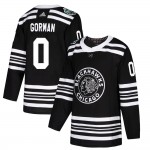 Adidas Chicago Blackhawks 0 Liam Gorman Authentic Black 2019 Winter Classic Youth NHL Jersey