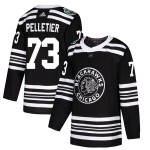 Adidas Chicago Blackhawks 73 Will Pelletier Authentic Black 2019 Winter Classic Youth NHL Jersey