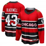 Fanatics Branded Chicago Blackhawks 43 Colin Blackwell Black Breakaway Red Special Edition 2.0 Men's NHL Jersey