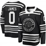 Fanatics Branded Chicago Blackhawks 0 Dominic James Premier Black Breakaway Alternate 2019/20 Youth NHL Jersey