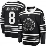 Fanatics Branded Chicago Blackhawks 8 Jack Johnson Premier Black Breakaway Alternate 2019/20 Youth NHL Jersey