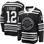 Fanatics Branded Chicago Blackhawks 12 Tom Lysiak Premier Black Breakaway Alternate 2019/20 Youth NHL Jersey