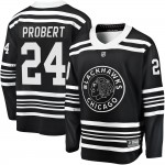 Fanatics Branded Chicago Blackhawks 24 Bob Probert Premier Black Breakaway Alternate 2019/20 Youth NHL Jersey