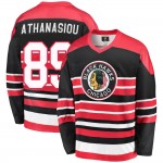 Fanatics Branded Chicago Blackhawks 89 Andreas Athanasiou Premier Red/Black Breakaway Heritage Men's NHL Jersey