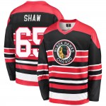 Fanatics Branded Chicago Blackhawks 65 Andrew Shaw Premier Red/Black Breakaway Heritage Men's NHL Jersey