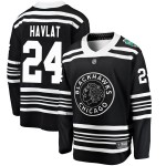 Fanatics Branded Chicago Blackhawks 24 Martin Havlat Black 2019 Winter Classic Breakaway Youth NHL Jersey