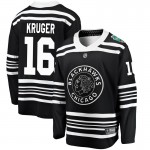 Fanatics Branded Chicago Blackhawks 16 Marcus Kruger Black 2019 Winter Classic Breakaway Youth NHL Jersey
