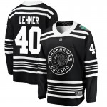 Fanatics Branded Chicago Blackhawks 40 Robin Lehner Black 2019 Winter Classic Breakaway Youth NHL Jersey