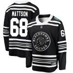 Fanatics Branded Chicago Blackhawks 68 Nick Mattson Black 2019 Winter Classic Breakaway Youth NHL Jersey