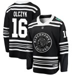 Fanatics Branded Chicago Blackhawks 16 Ed Olczyk Black 2019 Winter Classic Breakaway Youth NHL Jersey