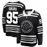 Fanatics Branded Chicago Blackhawks 95 Dylan Sikura Black 2019 Winter Classic Breakaway Youth NHL Jersey