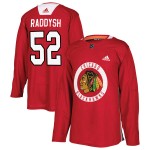 Adidas Chicago Blackhawks 52 Darren Raddysh Authentic Red Home Practice Men's NHL Jersey