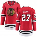 Fanatics Branded Chicago Blackhawks 27 Adam Boqvist Red Breakaway Home Women's NHL Jersey