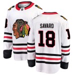 Fanatics Branded Chicago Blackhawks 18 Denis Savard White Breakaway Away Youth NHL Jersey