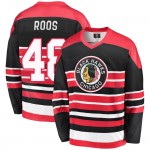 Fanatics Branded Chicago Blackhawks 48 Filip Roos Premier Red/Black Breakaway Heritage Youth NHL Jersey
