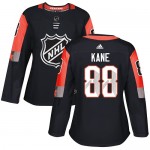 Adidas Chicago Blackhawks 88 Patrick Kane Authentic Black 2018 All-Star Central Division Women's NHL Jersey