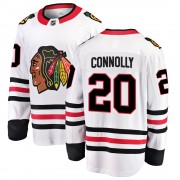 Fanatics Branded Chicago Blackhawks 20 Brett Connolly White Breakaway Away Men's NHL Jersey