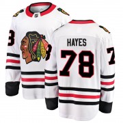 Fanatics Branded Chicago Blackhawks 78 Gavin Hayes White Breakaway Away Men's NHL Jersey