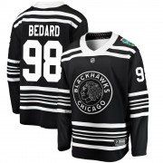 Fanatics Branded Chicago Blackhawks 98 Connor Bedard Black 2019 Winter Classic Breakaway Men's NHL Jersey