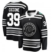 Fanatics Branded Chicago Blackhawks 39 Enrico Ciccone Black 2019 Winter Classic Breakaway Men's NHL Jersey