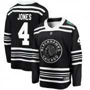 Fanatics Branded Chicago Blackhawks 4 Seth Jones Black 2019 Winter Classic Breakaway Men's NHL Jersey