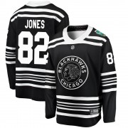 Fanatics Branded Chicago Blackhawks 82 Caleb Jones Black 2019 Winter Classic Breakaway Men's NHL Jersey