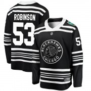 Fanatics Branded Chicago Blackhawks 53 Buddy Robinson Black 2019 Winter Classic Breakaway Men's NHL Jersey