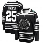 Fanatics Branded Chicago Blackhawks 25 Jarred Tinordi Black 2019 Winter Classic Breakaway Men's NHL Jersey