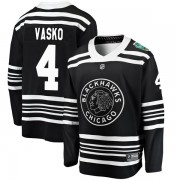 Fanatics Branded Chicago Blackhawks 4 Elmer Vasko Black 2019 Winter Classic Breakaway Men's NHL Jersey