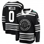 Fanatics Branded Chicago Blackhawks 0 Dylan Wells Black 2019 Winter Classic Breakaway Men's NHL Jersey