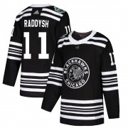 Adidas Chicago Blackhawks 11 Taylor Raddysh Authentic Black 2019 Winter Classic Men's NHL Jersey