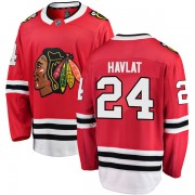 Fanatics Branded Chicago Blackhawks 24 Martin Havlat Red Breakaway Home Men's NHL Jersey