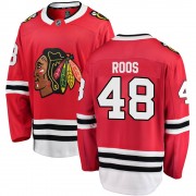 Fanatics Branded Chicago Blackhawks 48 Filip Roos Red Breakaway Home Men's NHL Jersey